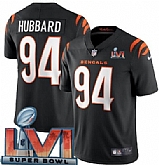 Nike Bengals Men & Women & Youth 94 Sam Hubbard Limited Black 2022 Super Bowl LVI Bound Vapor Jersey,baseball caps,new era cap wholesale,wholesale hats